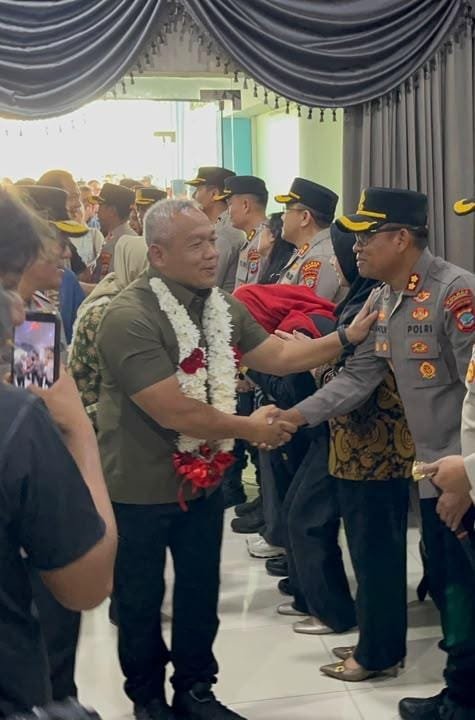 Kapolres Kotamobagu AKBP Abdul Kholik, S.H., S.I.K., M.A.P Sambut Kapolda Baru