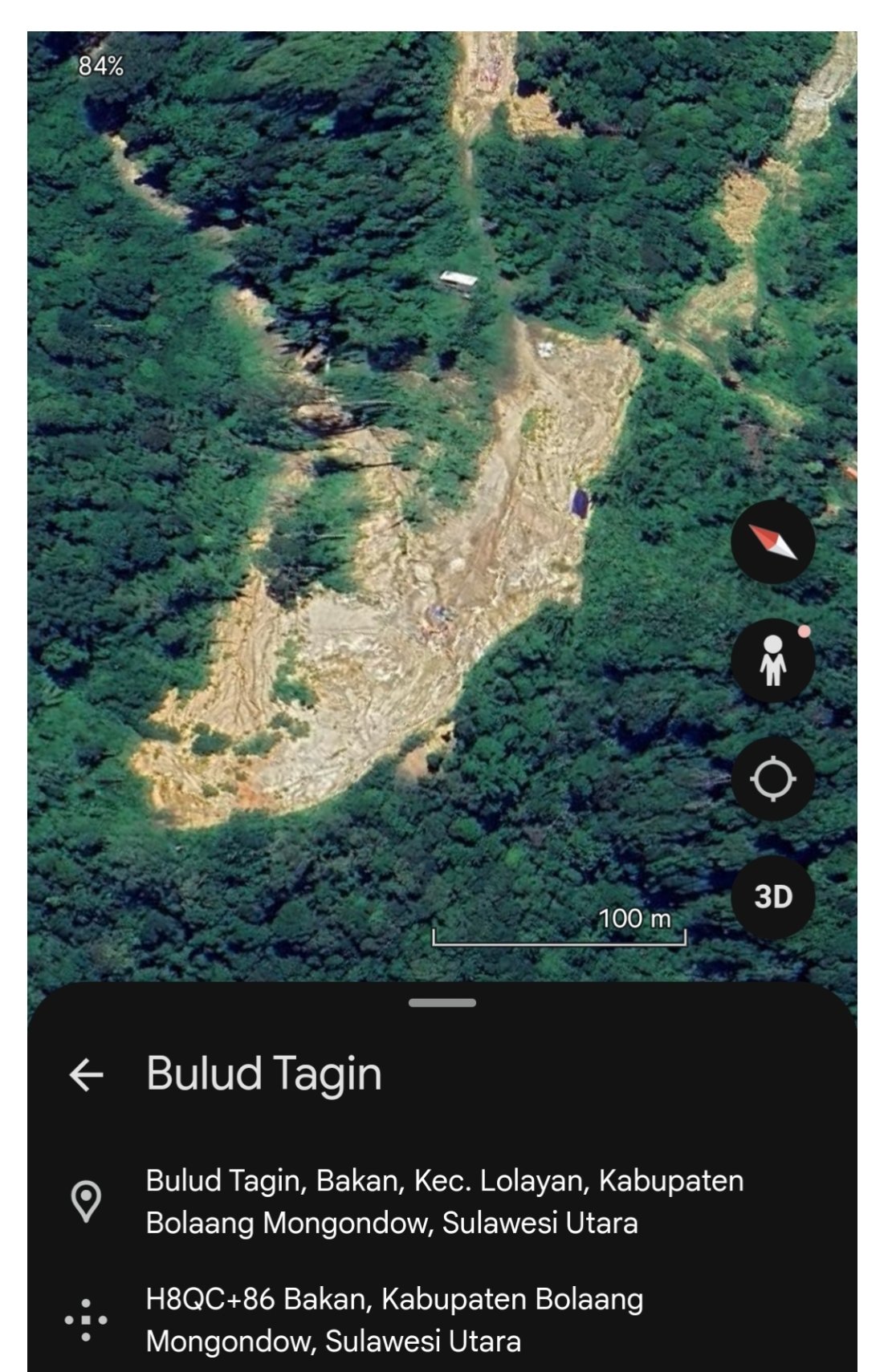 TIPEDTER MABES POLRI Target Lokasi Pertambangan Ilegal Gunung tagin Desa Bakan Kecamatan Lolayan Kabupaten Bolaang Mongondow di perkebunan Lolotut